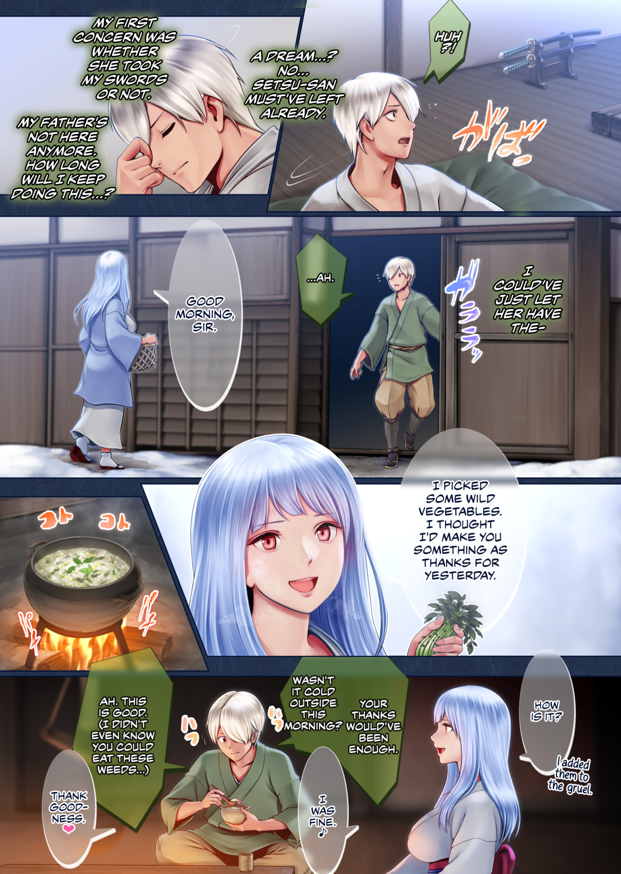 Hentai Manga Comic-Setsu, the Yuki-onna of the Night ~Warm Her Up Lest She Freeze~-Read-20